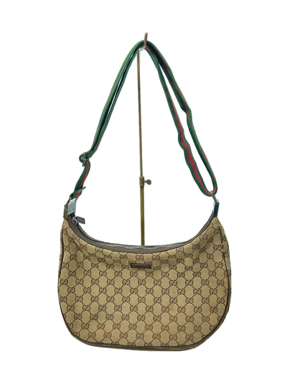 Gucci Shoulder Bag GG Canvas Brown Sherry